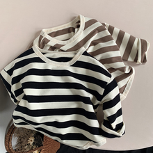 Load image into Gallery viewer, Cozy Striped Long Sleeved Tee
