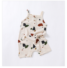 Load image into Gallery viewer, Abstract Shapes Waffle Cami Bodysuit
