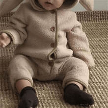 Load image into Gallery viewer, Baby Bunny Fleece Jumpsuit
