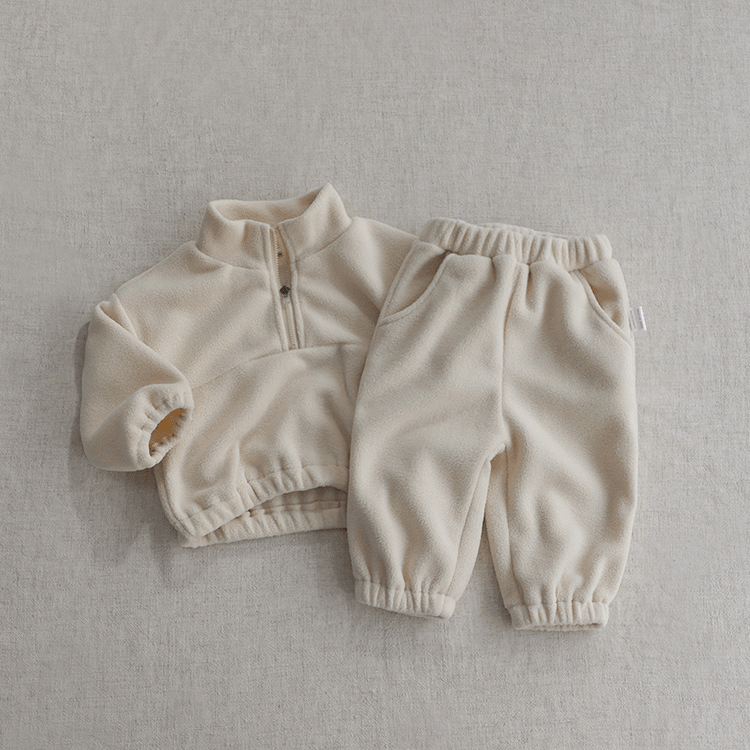 Half-Zip Pullover and Jogger Pants