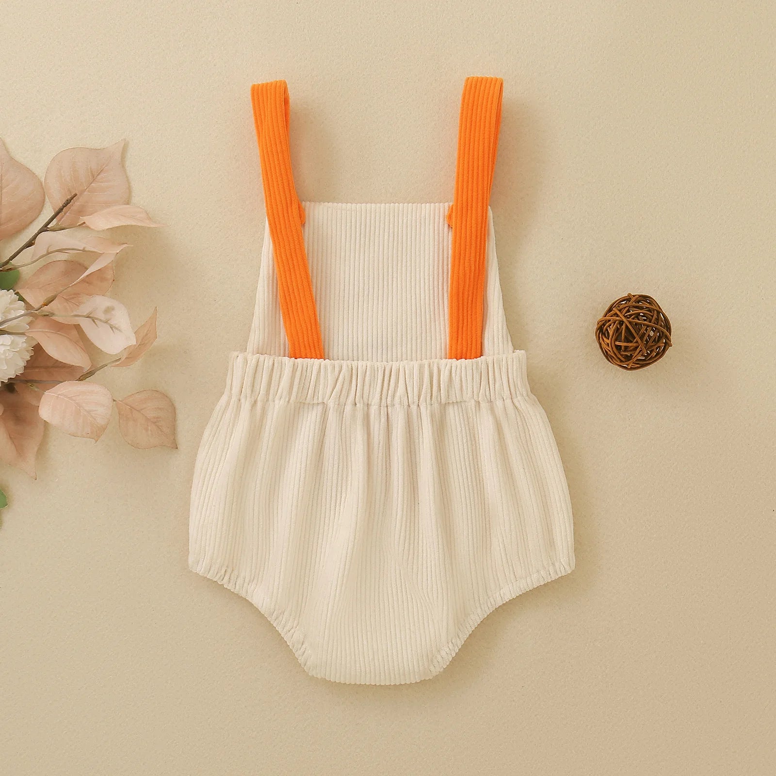 My First Halloween Pumpkin Romper