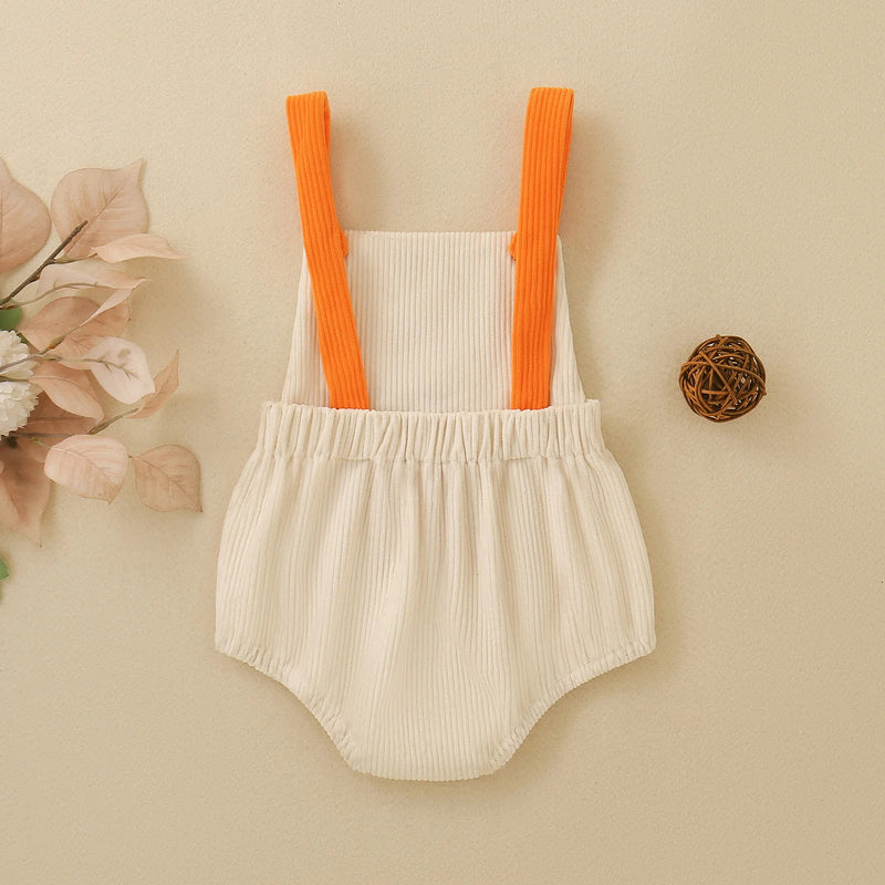 My First Halloween Pumpkin Romper