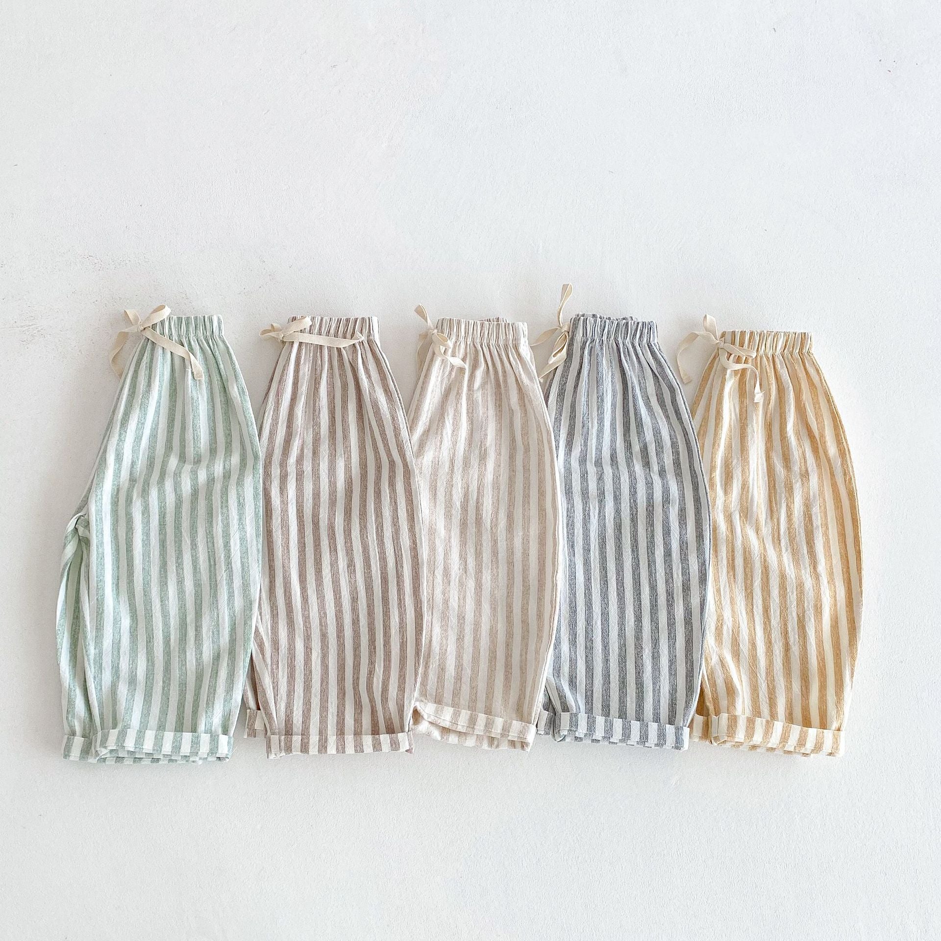 Linen Stripe Pants
