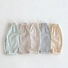 Load image into Gallery viewer, Linen Stripe Pants
