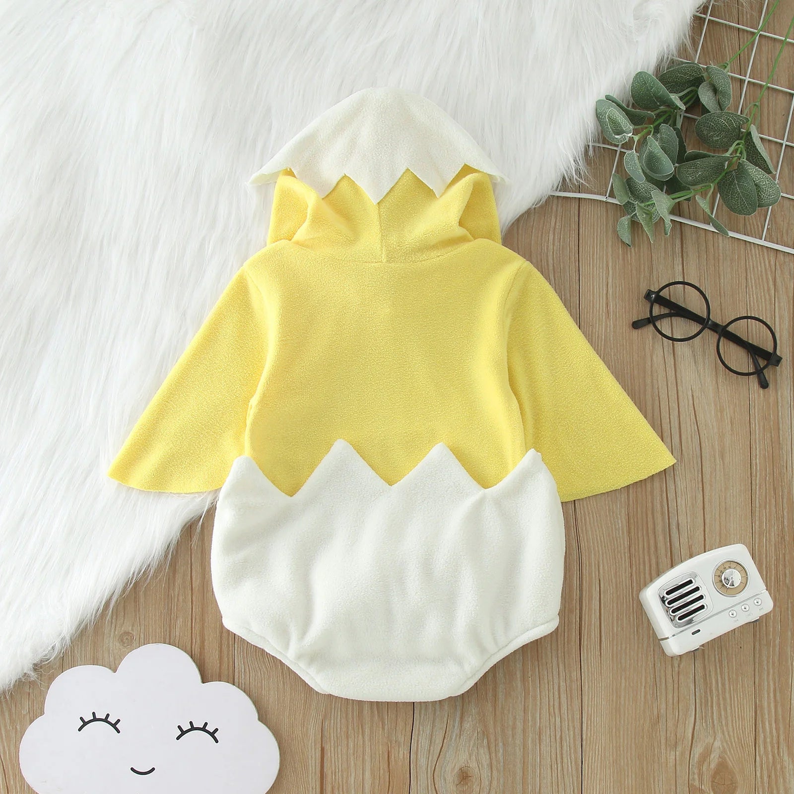 Little Hatching Chick Costume Romper