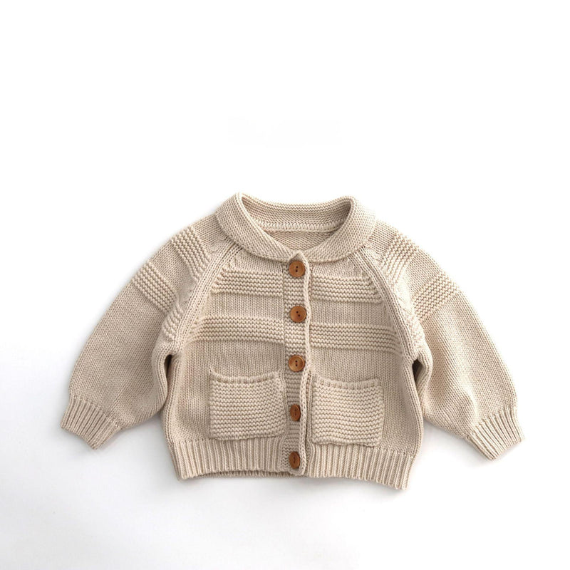 Little Collar Knit Cardigan