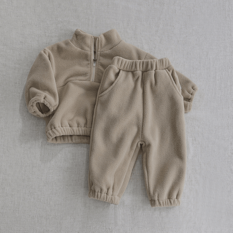 Half-Zip Pullover and Jogger Pants