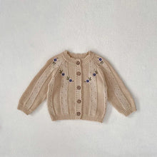 Load image into Gallery viewer, Flower Knit Cardigan
