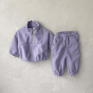 Half-Zip Pullover and Jogger Pants