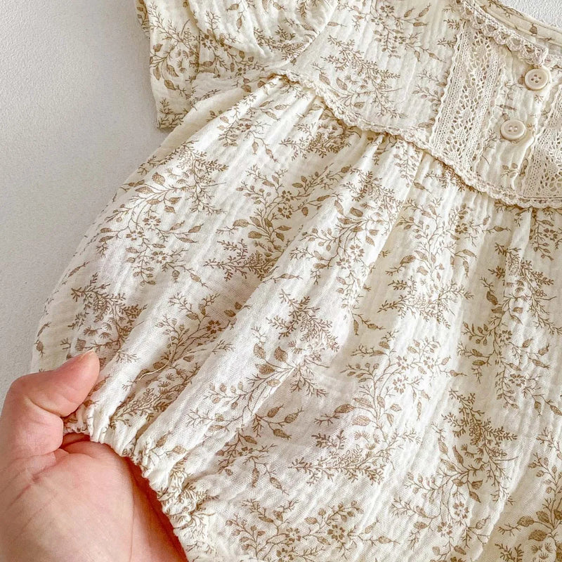 Willow Garden Romper w Bow Hairband