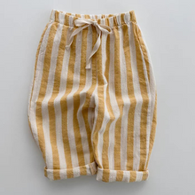 Load image into Gallery viewer, Vintage Linen Stripe Pants
