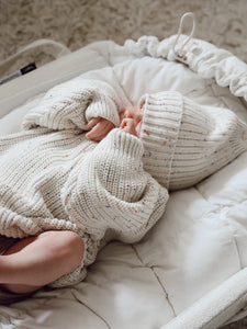 Colorful Speckled Knit Oversized Sweater
