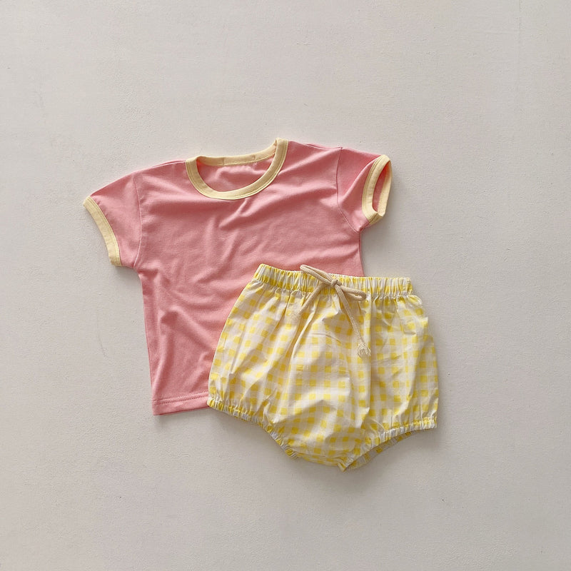 Sunny Gingham Set