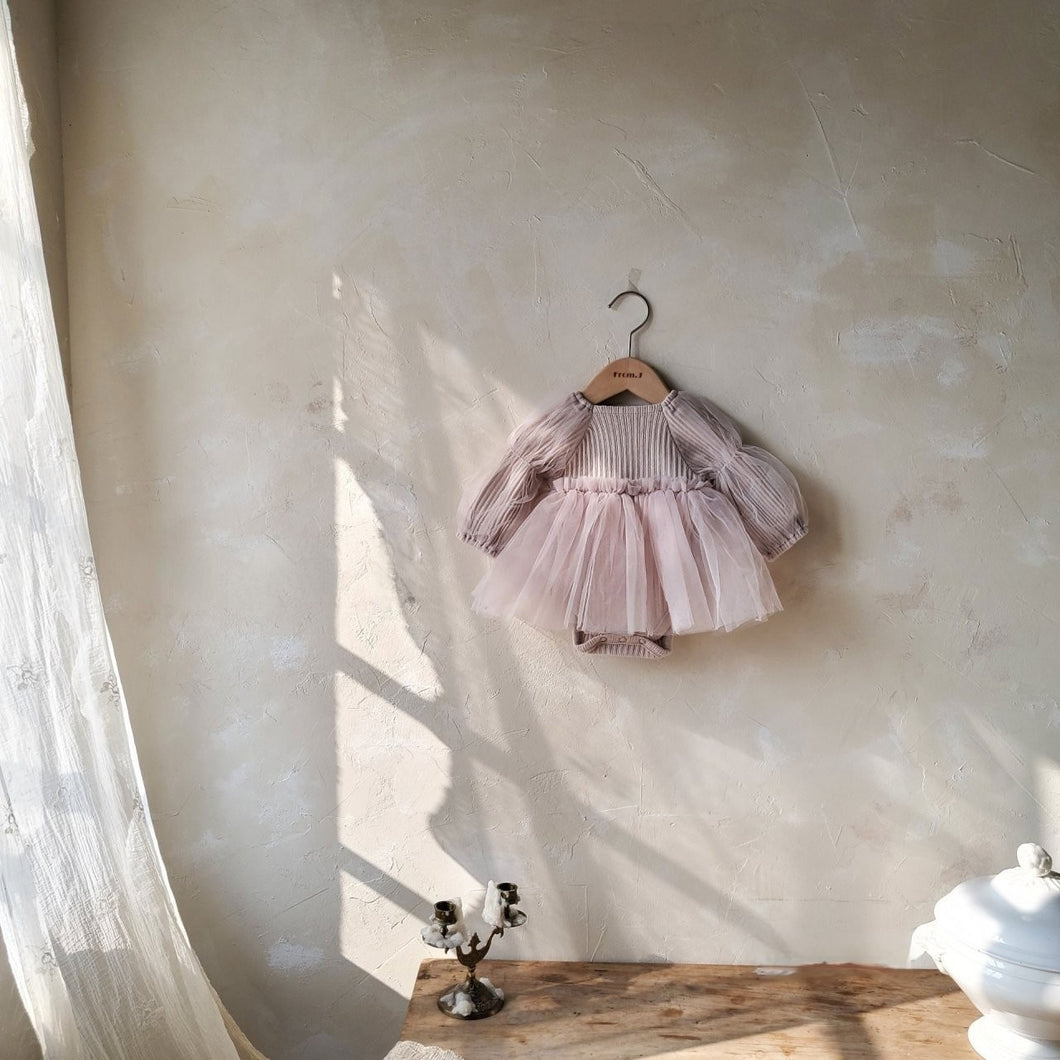 Blossom Tulle Romper Dress