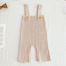 Load image into Gallery viewer, Knit Suspender Overalls
