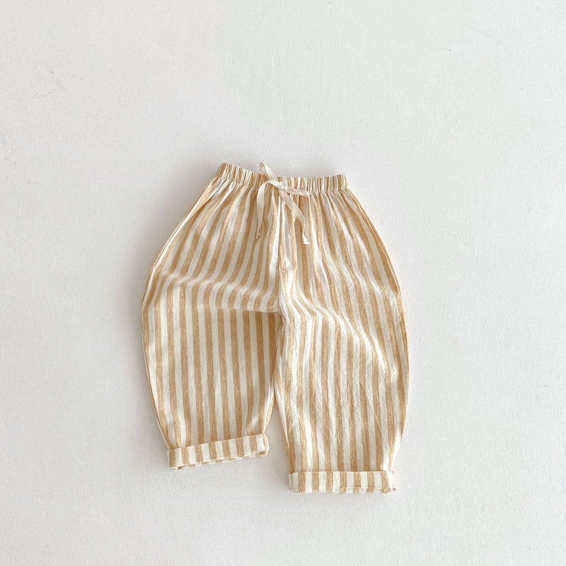 Linen Stripe Pants