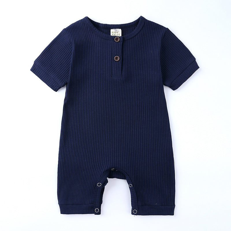 Basic Short Sleeve Playsuit