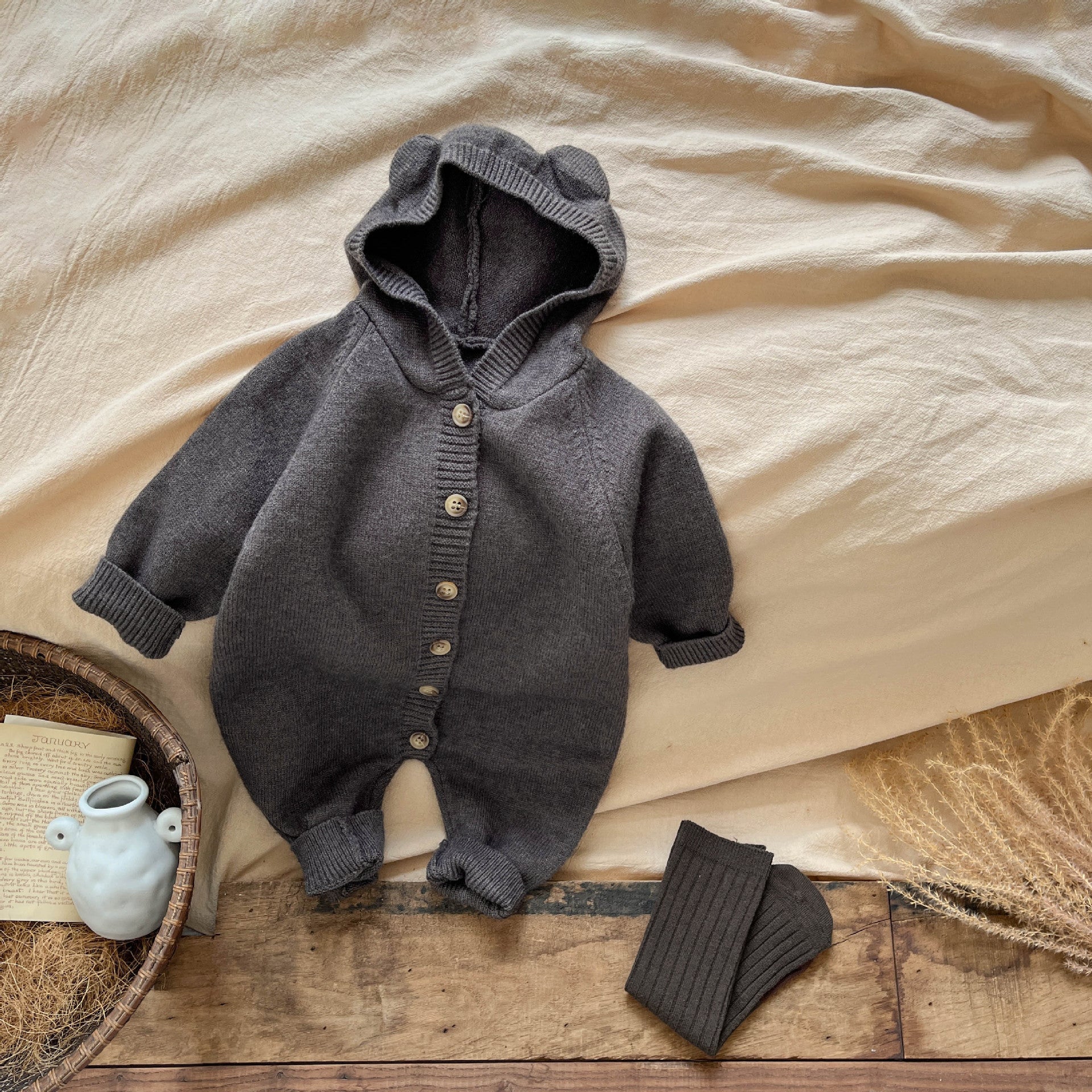 Little Cub Button Romper