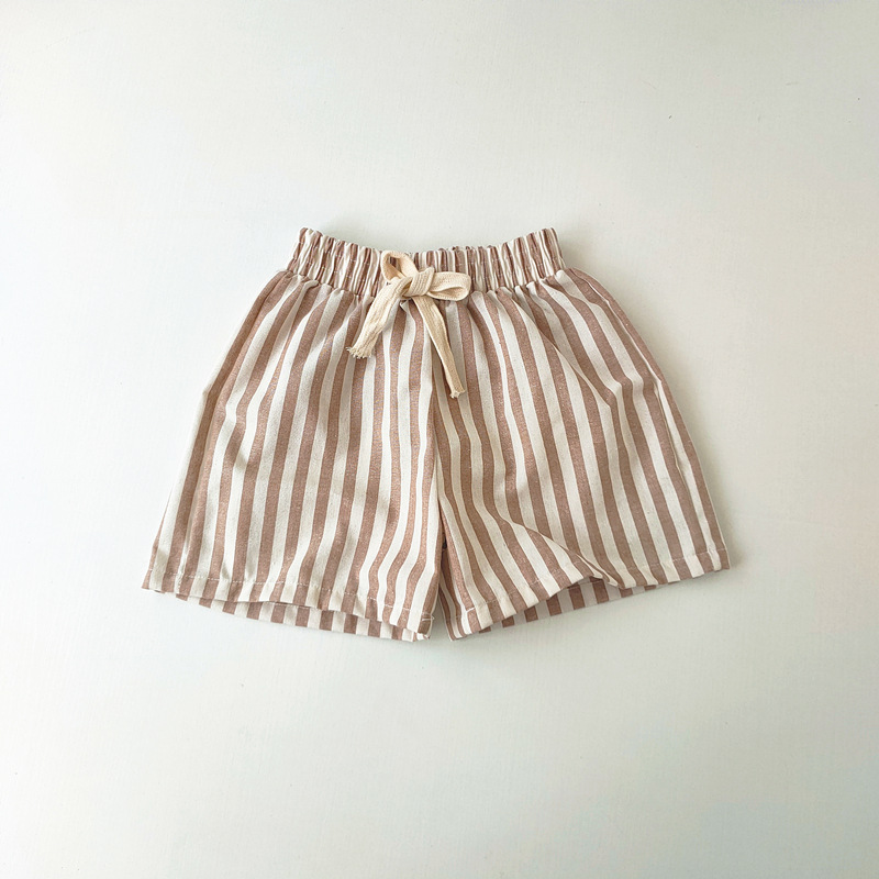 Classic Stripe Cotton Shorts