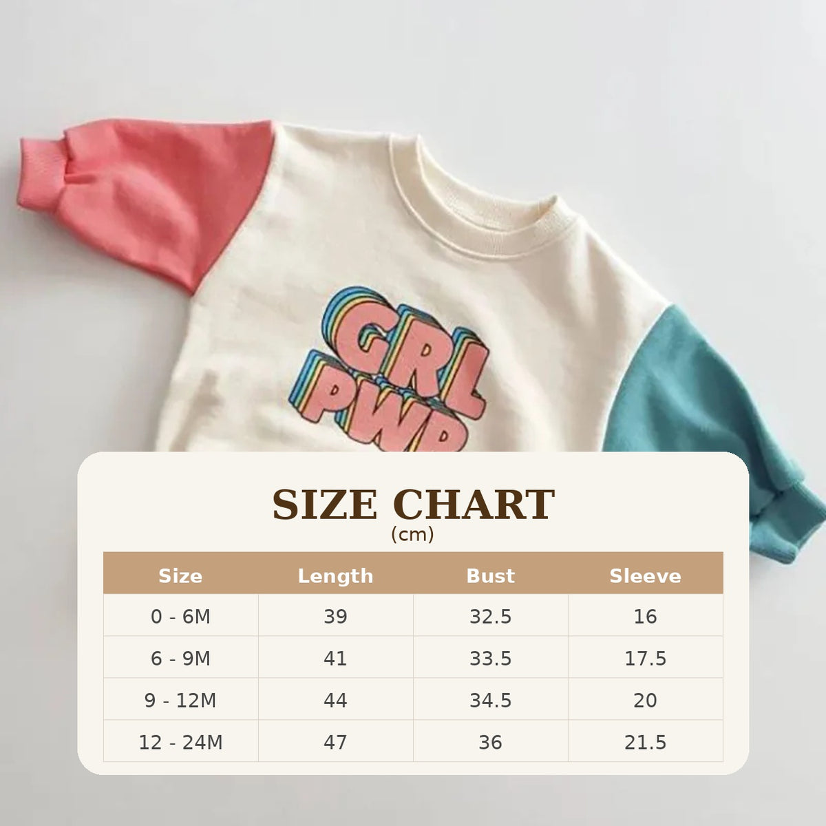 Size Guide - Girl Power Romper