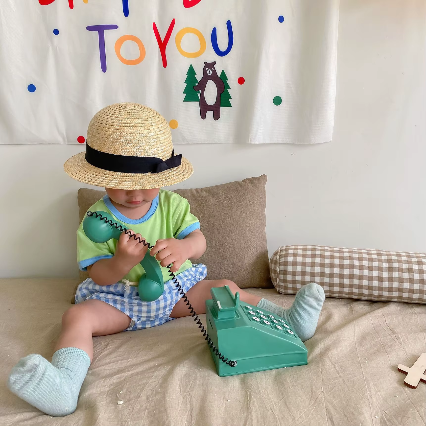Sunny Gingham Set