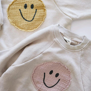 Smiley Face Patch Onesie