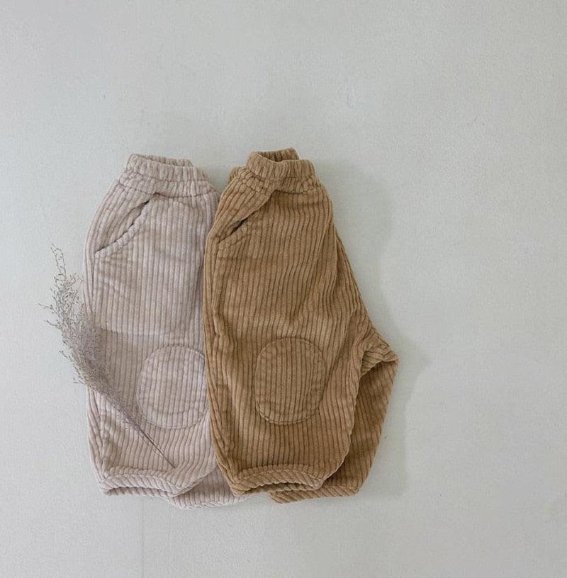 Cozy Knee Patch Pants