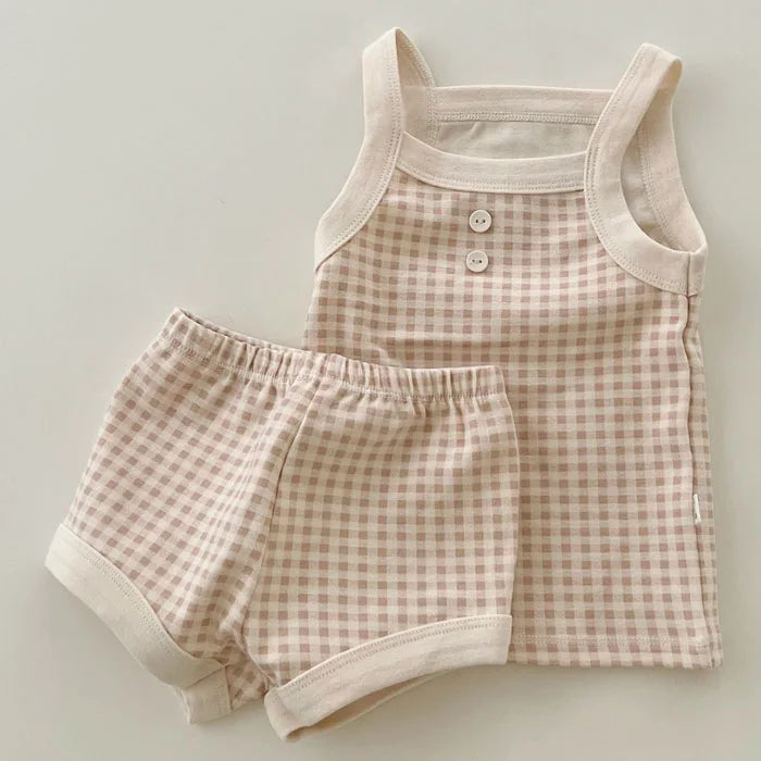 Soft Pastel Plaid Set