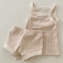 Load image into Gallery viewer, Soft Pastel Plaid Set
