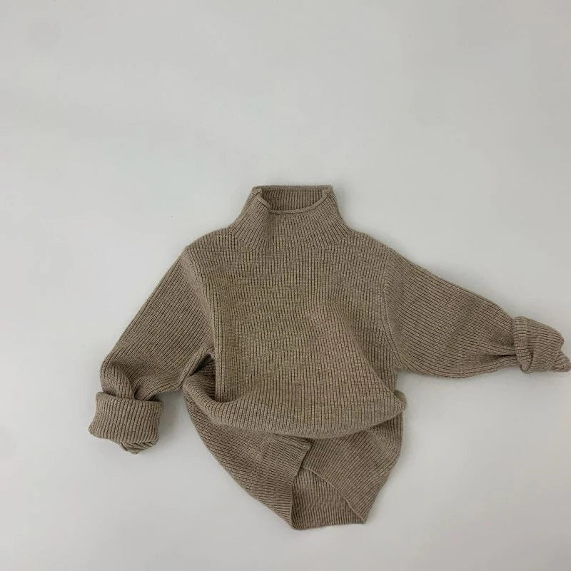 Soft Rib Knit Turtleneck