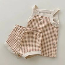 Load image into Gallery viewer, Soft Pastel Plaid Set
