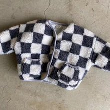 Load image into Gallery viewer, Cuddly Checkered Coat
