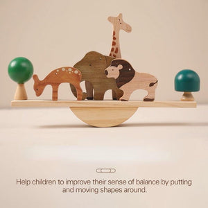 Wooden Montessori Animal Blocks