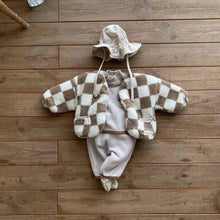 Load image into Gallery viewer, Cuddly Checkered Coat
