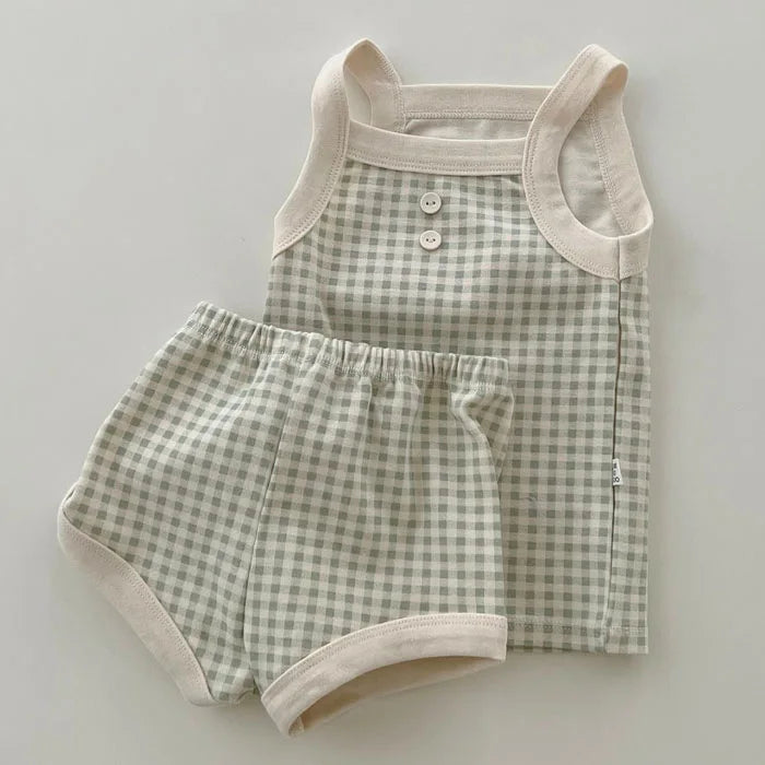 Soft Pastel Plaid Set