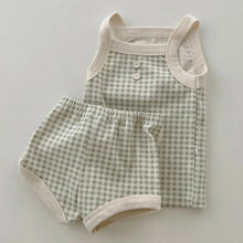 Load image into Gallery viewer, Soft Pastel Plaid Set
