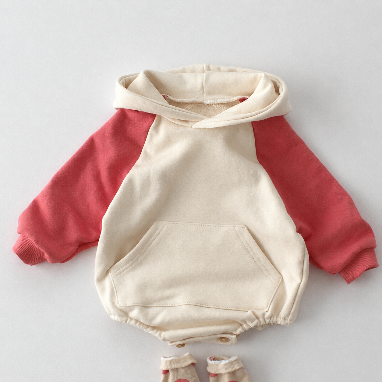 Color Block Hoodie Sweater