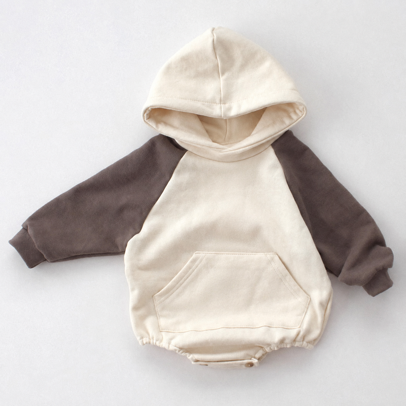 Color Block Hoodie Sweater