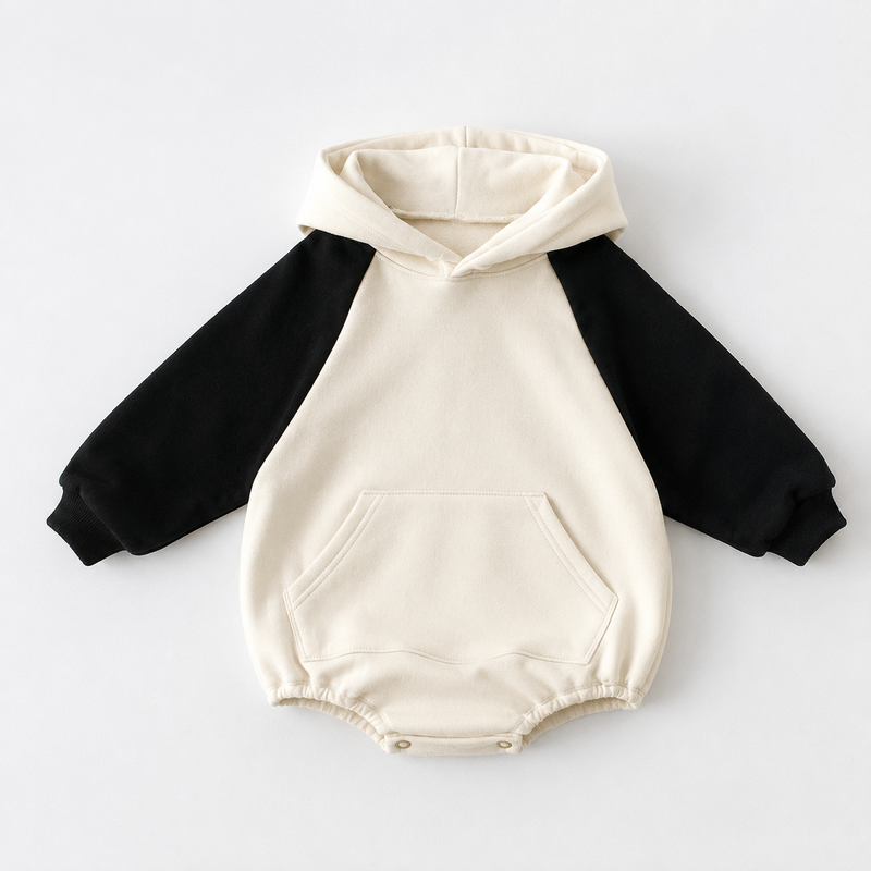 Color Block Hoodie Sweater