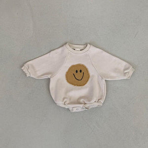 Smiley Face Patch Onesie