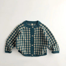Load image into Gallery viewer, Patterned Button Down Knit Cardigan
