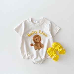 Baby Lion T-shirt Romper