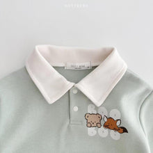 Load image into Gallery viewer, Forest Friends Collar Sweater Romper
