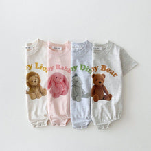 Load image into Gallery viewer, Baby Lion T-shirt Romper

