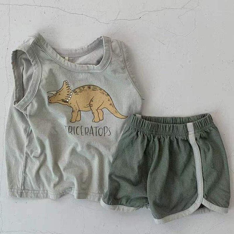 Dino Tales Top and Shorts