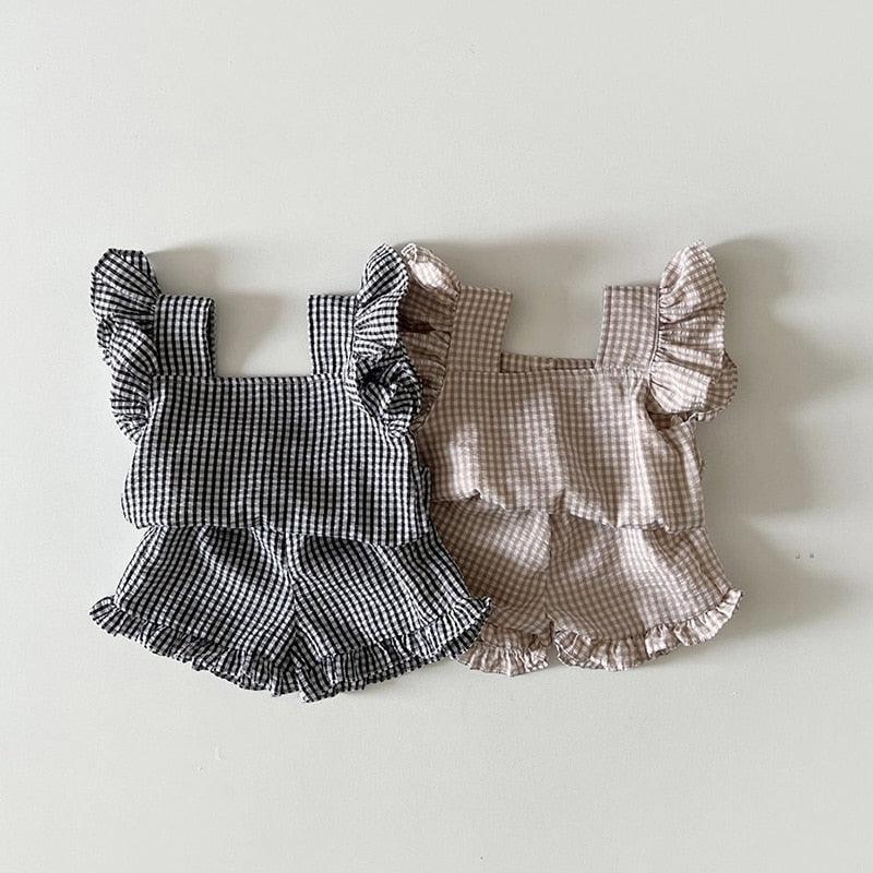 Gingham Flutter Set