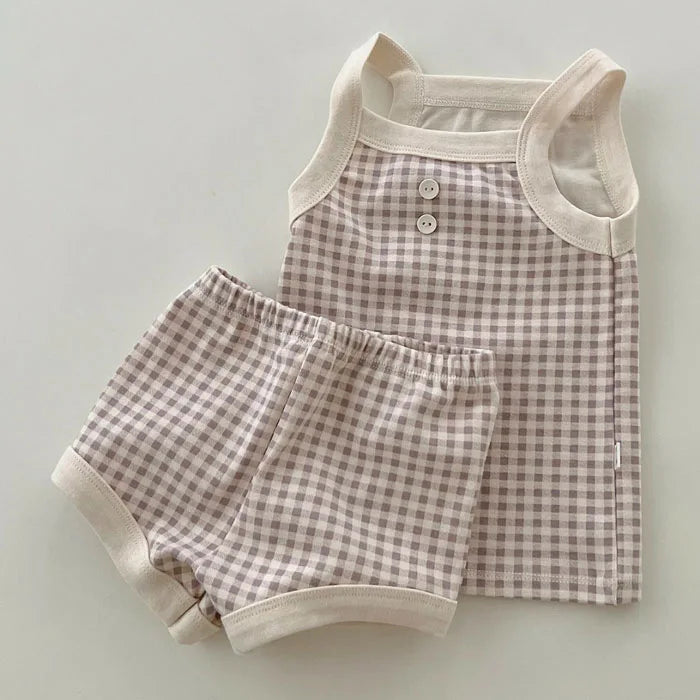 Soft Pastel Plaid Set