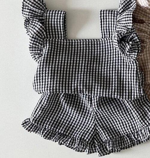 Gingham Flutter Set