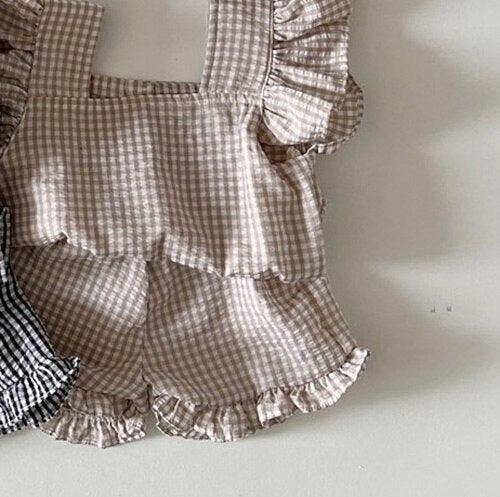 Gingham Flutter Set