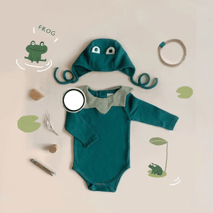 Baby Frog Romper with Hat